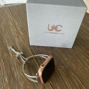 The Ultimate Cuff Silver Apple Watch Band